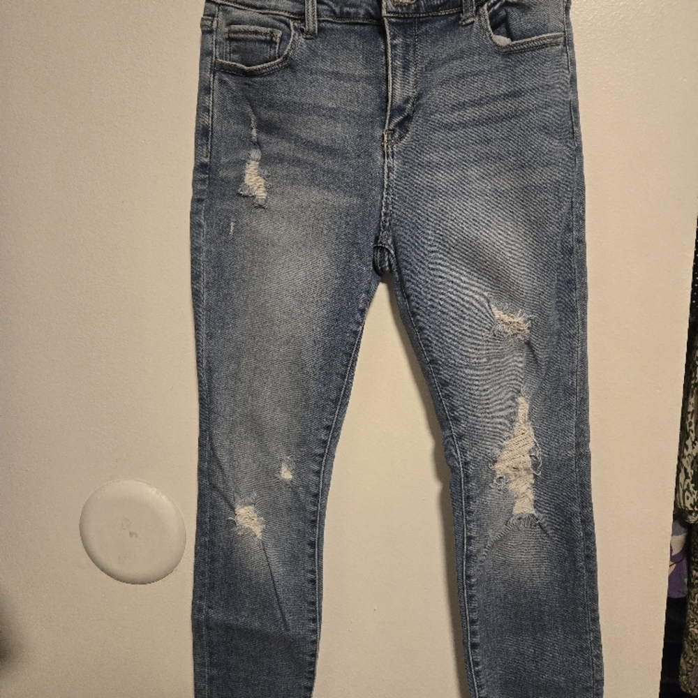 Distressed Skinny Jeans